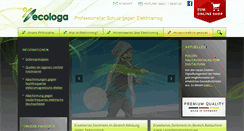 Desktop Screenshot of ecologa-europe.com