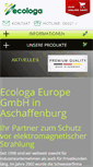 Mobile Screenshot of ecologa-europe.com